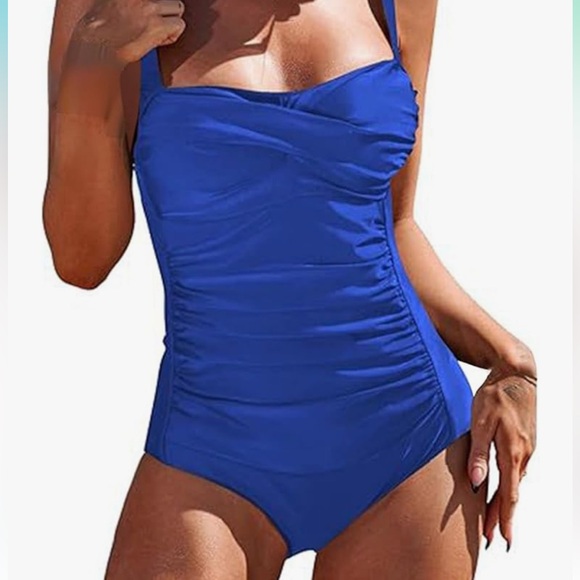 Ekouaer, Women’s, One Piece, Ruched, Swimsuit. - Picture 2 of 9